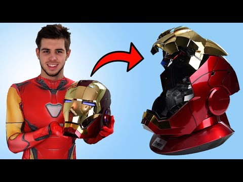 Working Realistic IronMan Helmet (Review, Unboxing, and Impressions) - MK5