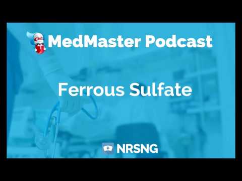 Ferrous Sulfate Nursing Considerations, Side Effects, Mechanism of Action Pharmacology for Nurses