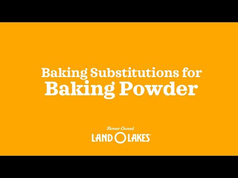 What are baking substitutions for baking powder? | Land O’Lakes Culinary Team