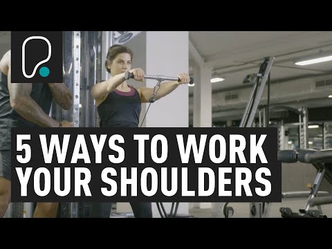 Shoulder Workout Using The Cable Machine