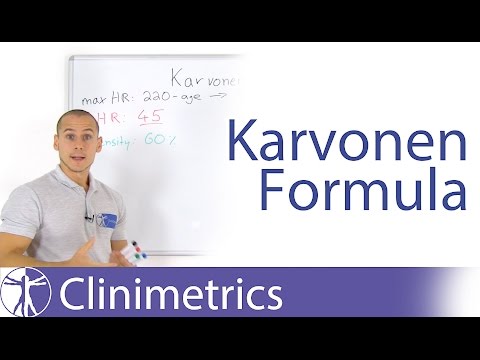 The Karvonen Formula for Target Heart Rate Calculation