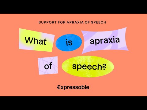 What is apraxia of speech?