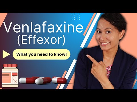 Venlafaxine (Effexor): The top 5 things you need to know.