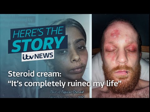 Steroid cream: "It's completely ruined my life | ITV News