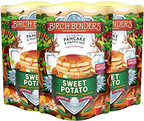 Birch Benders Sweet Potato Just Add Water Pancake &Amp; Waffle Mix, Ounce (Pack Of )