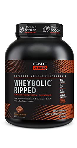 Gnc Amp Wheybolic Ripped   Chocolate Fudge