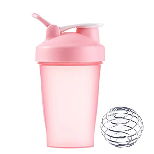 Protein Shaker Bottle Blender For Shake And Pre Work Out, Best Shaker Cup (Bpa Free) W. Classic Loop Top &Amp; Whisk Ball, Kitchen Water Bottle (Oz L Pack, Pink Toppink Body)