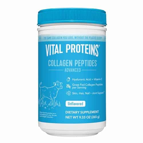 Vital Proteins Collagen Peptides Powder, With Hyaluronic Acid And Vitamin C, Unflavored, Ounce