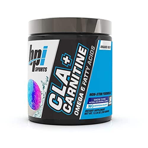 Bpi Sports Cla + Carnitine Â Conjugated Linoleic Acid Â Weight Loss Formula Â Metabolism, Performance, Lean Muscle Â Caffeine Free Â For Men &Amp; Women Â Snow Cone Â Servings Â Oz.