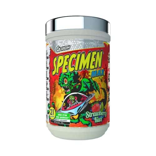 Glaxon Specimen Max High Stim Pre Workout  Mg Caffeine + Mg Beta Alanine For Maximum Energy, Pump &Amp; Focus  Servings (Strawberry Kiwi)