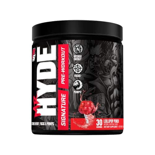 Prosupps Mr. Hyde Signature Series Pre Workout Energy Drink Â Intense Sustained Energy, Focus &Amp; Pumps With Beta Alanine, Creatine, Nitrosigine &Amp; Teacrine (Servings Lollipop Punch)