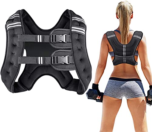 Prodigen Running Weight Vest For Men Women Kids Lbs, Body Weight Vests For Training Workout, Jogging, Cardio, Walking, Elite Adjustable Weighted Vest Workout Equipment Black,Lbs