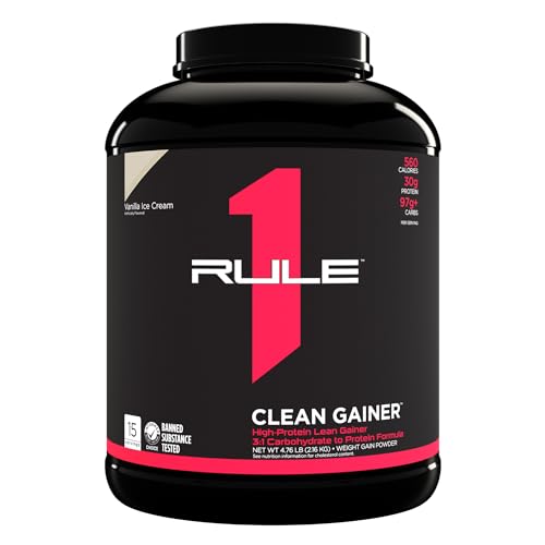 Rule Rclean Gainer, Vanilla Ice Cream   Pounds   G Of Complete Protein With Carb To Protein Ratio   Servings