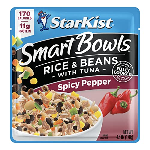 Starkist Smart Bowls Spicy Pepper, Oz Pouch (Pack Of ) Â Features Rice &Amp; Beans With Wild Caught Light Tuna