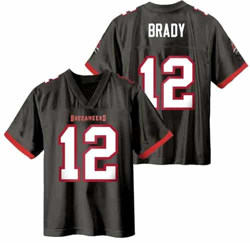 Tom Brady Tampa Bay Buccaneers #Gray Kids Alternate Away Home Player Jersey ()