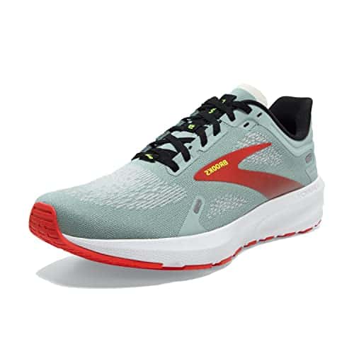 Brooks Mens Launch Neutral Running Shoe   Blue Surfblackcherry Tomato