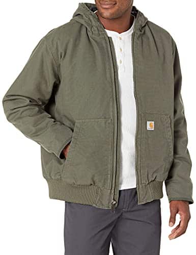 Carhartt Men'S Active Jacket J(Regular And Big &Amp; Tall Sizes), Moss, Medium