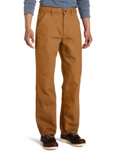 Carhartt Men'S Washed Duck Work Dungaree Pant,Carhartt Brown, X L