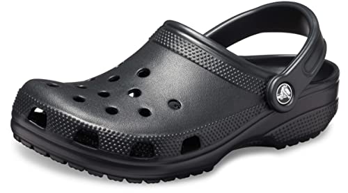 Crocs Unisex Adult Classic Clogs (Best Sellers), Black, Enomen