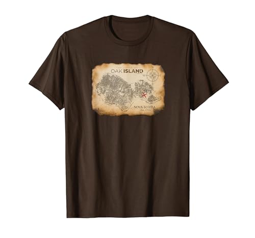 The Curse Of Oak Island Treasure Map T Shirt