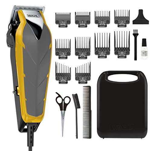 Wahl Usa Fade Cut Corded Clipper Haircutting Kit For Blending &Amp; Fade Cuts With Extreme Fade Precision Blades, Heavy Duty Motor, Secure Snap Attachment Guards, &Amp; Fade Lever For Haircuts   Model