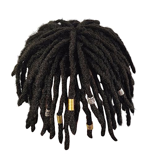 Wig Lace Front Cap Hair Hip Hop Men'S African American Hair Fiber Curly Hair Piece Men'S Wig Male Dirty Braid Set Head Style Short Hair Exaggerated Styling Acting Cool T(F Black, One Size)