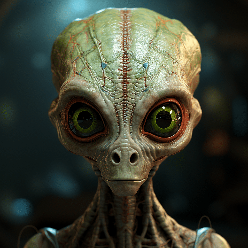 cartoon alien