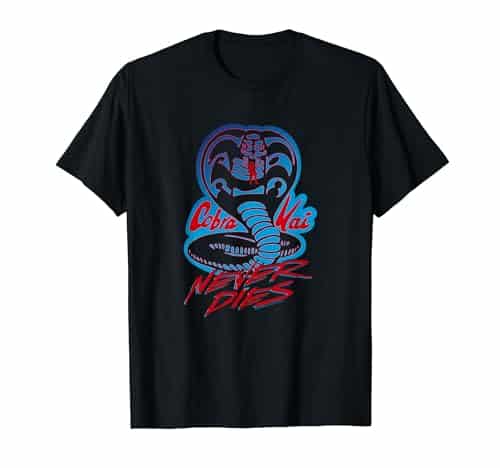 Cobra Kai Never Dies Cobra Logo T Shirt