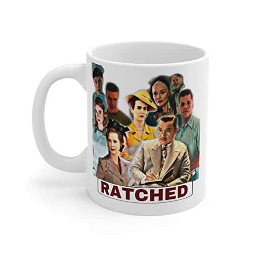 Ratched Cast Photo Travel Ceramic Mug Oz White Cup For Office School Kitchen Dining Room