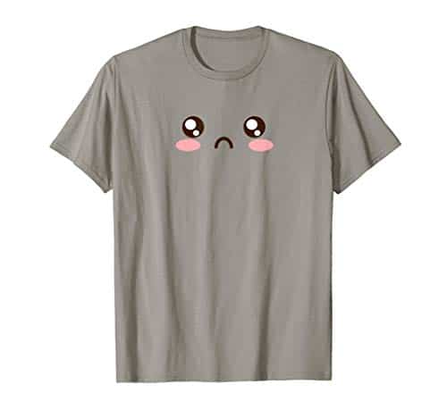 Sad Face Emote  Sad Emoticon  Sad Meme  Sadness T Shirt