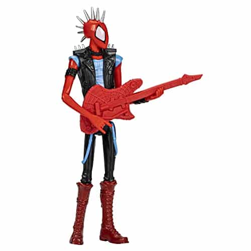 Spider Man Marvel  Across The Spider Verse Spider Punk Toy, Inch Scale Action Figure With Guitar Accessory, For Kids Ages And Up