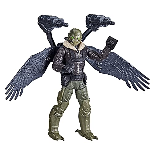 Spider Man Marvel Inch Deluxe Wing Blast Marvel'S Vulture, Movie Inspired Action Figure Toy, Blasts Included Projectiles, Ages And Up