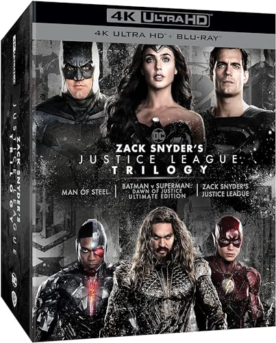 Zack Snyder'S Justice League Trilogy Ultimate Collector'S Edition [K Ultra Hd] [] [Blu Ray] [Region Free]