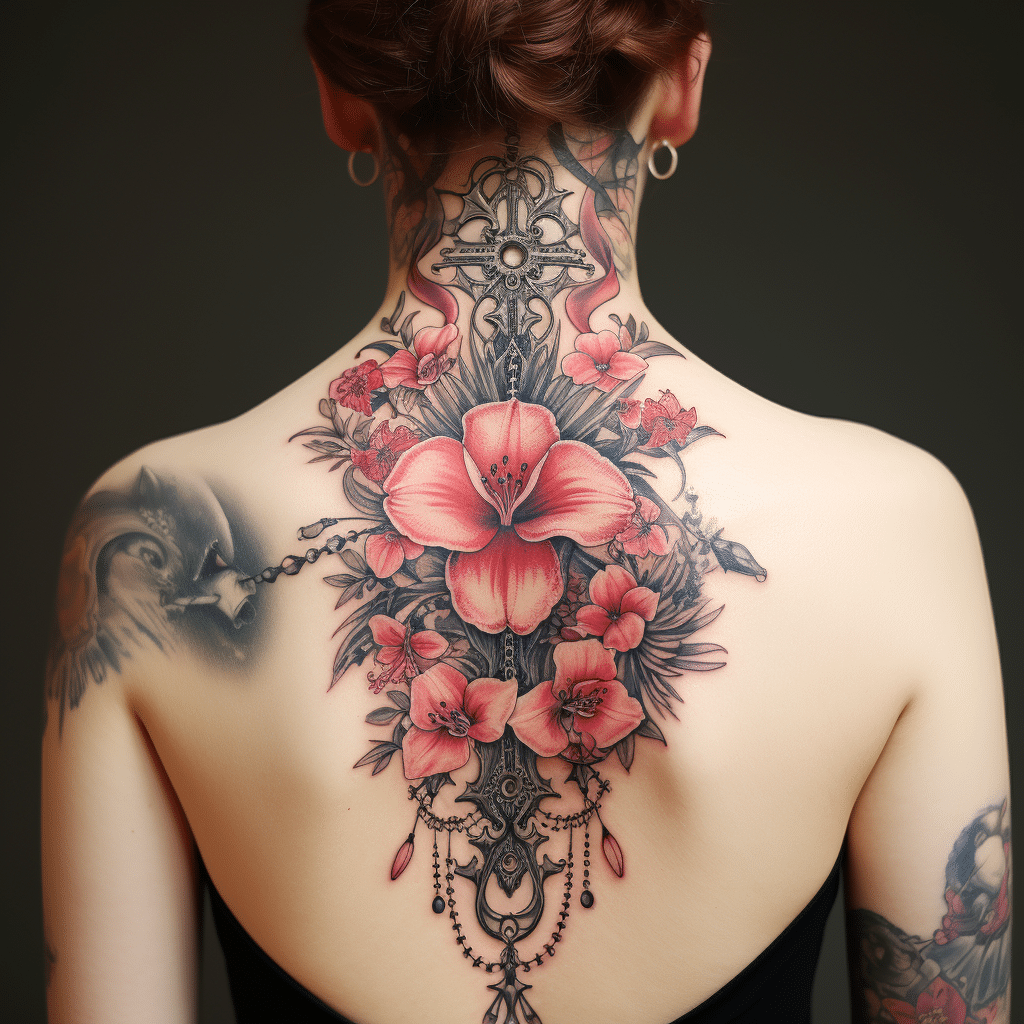 back of neck tattoos