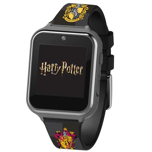 Accutime Harry Potter Educational Learning Touchscreen Kids Smartwatch   Black Strap, Toy   Girls, Boys, Toddlers   Selfie Cam, Games, Alarm, Calculator, Pedometer (Model Hpaz