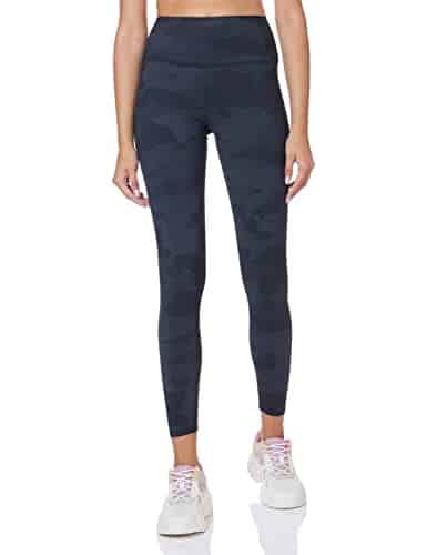 Alo Yoga Womens High Waist Vapor Legging Pants, Black Camouflage, X Small Us