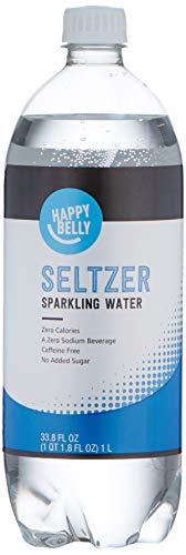 Amazon Brand, Happy Belly Water Seltzer, Oz