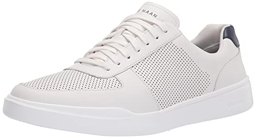 Cole Haan Men'S Grand Crosscourt Modern Perforated Sneaker, Optic Whitepeacoat,