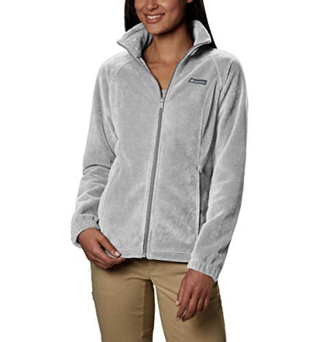 Columbia Women'S Benton Springs Full Zip, Cirrus Grey Heather, Medium