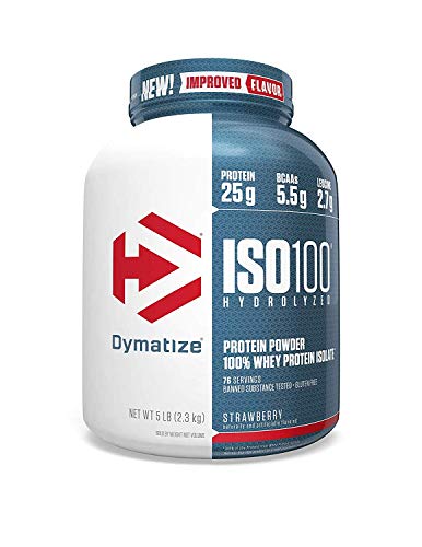 Dymatize Isohydrolyzed % Whey Protein Isolate Strawberry    Lbs