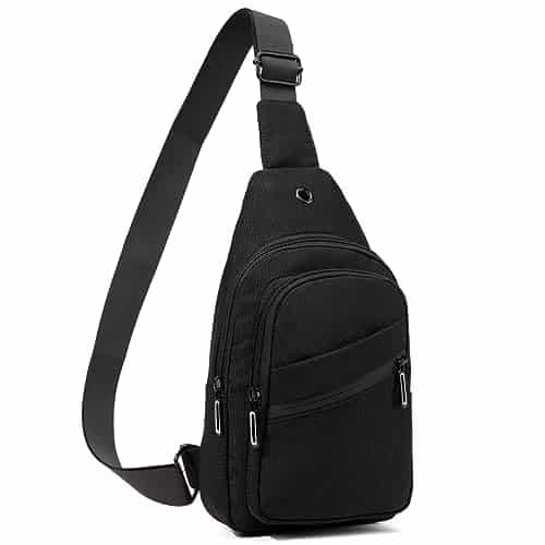 Evancary Small Sling Bag For Women Men, Sling Backpack Chest Daypack Crossbody Backpack For Travel Sports Running Hiking