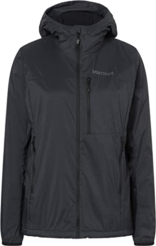 Marmot Women'S Ether Driclime Hoody  Water Resistant, Recycled Material  Black, X Large