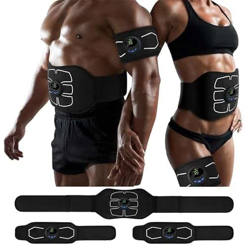 Marcooltrip Mz Electronic Muscle Stimulator, Abs Stimulator Muscle Toner, Ab Machine Trainer For All Body, Fitness Strength Training Workout Equipment For Men And Women