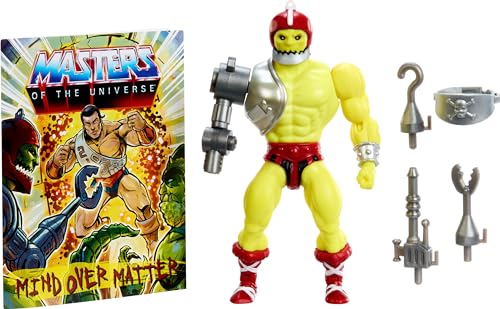 Masters Of The Universe Origins Action Figure, Trap Jaw Collectible, Motu Evil And Armed Villain, Posable Joints, Inch With Accessories