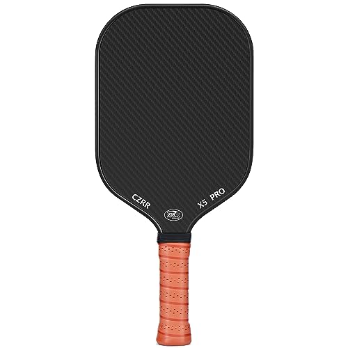 Pickleball Paddle, Usa Pickleball Approved, K Raw Carbon Fiber Surface (Cfs) High Grit & Spin, With M Polypropylene Honeycomb Core, Ideal For Novice And Professional Players