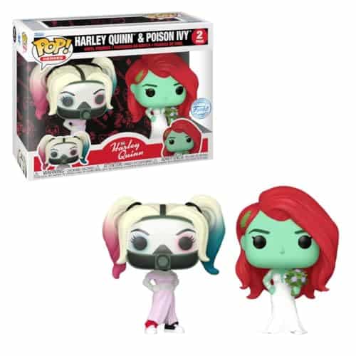 Pop! Heroes Harley Quinn And Poison Ivy Wedding Pack (Exclusive)