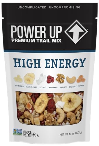 Power Up Premium Trail Mix   High Energy Trail Mix Oz, Gluten Free, Vegan, Non Gmo