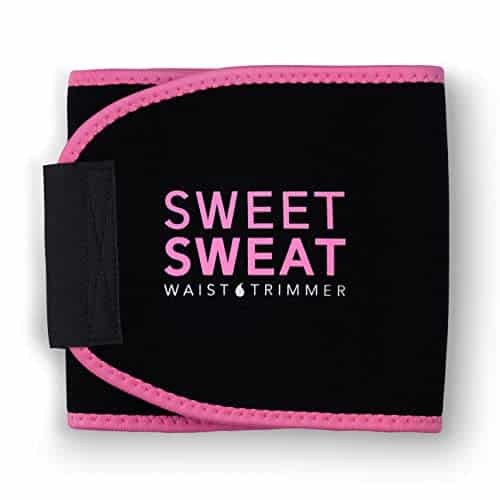 Sports Research Sweet Sweat Waist Trimmer Get More From Your Workout   Sweat Band Increases Stomach Temp To Cut Water Weight   Gym Waist Trainer Belt For Women & Men   Faja Pa