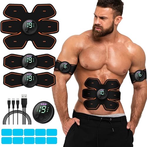 Cepignoly Joinpital Abs Stimulator Workout Equipment, Ab Machine Usb Rechargeable Gear For Abdomenarmleg, Strength Training Equipment For Men And Women