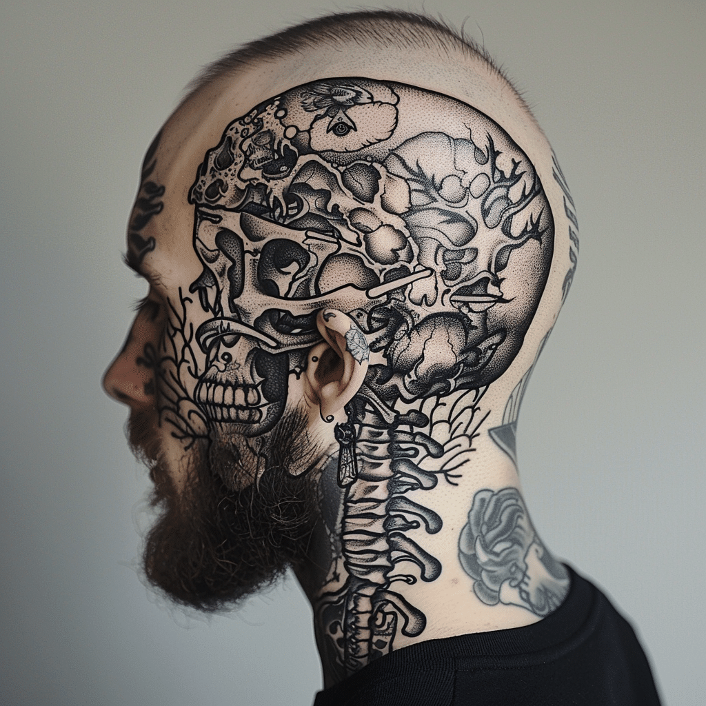 head tattoos